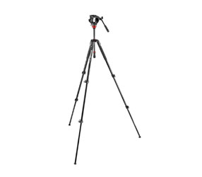 MANFROTTO MVK500190XV TREPIED VIDÉO avec trépied 190X tripod et tête fluide vidéo 500