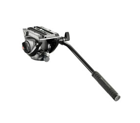 MANFROTTO MVH500AH ROTULE type fluide, tension inclin/pano réglable, charge utile 5kg, base plate