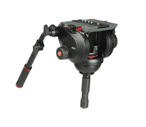 MANFROTTO 509HD ROTULE type fluide, tension inclin/pano réglable, charge utile 13.5kg, boule 100mm