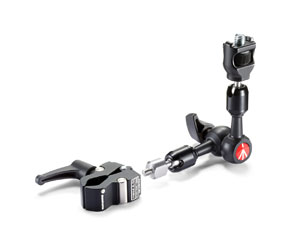 MANFROTTO 244MICROKIT BRAS A FRICTION VARIABLE 15cm, avec Nano Clamp