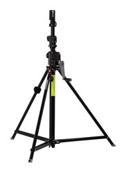 MANFROTTO 087NWSHB TREPIED MANIVELLE COURT ACIER usage intensif, charge 50kg, haut.135-276cm, noir