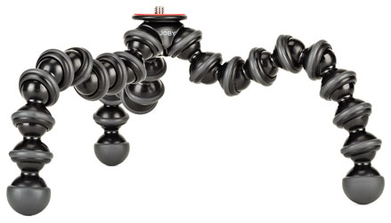 JOBY GORILLAPOD 1K STAND TREPIED, flexible, capacité 1kg, filetage 1/4"-20", antracite