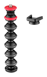 JOBY GORILLAPOD ARM SMART flexible, filetage 1/4"-20", 13.2cm, avec sabot à froid, noir/rouge