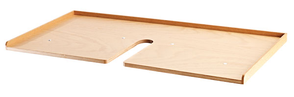 K&M 12336 PLATEAU DE PARTITION hêtre, bois, 700 x 350mm