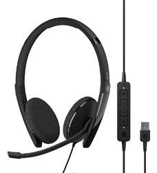 EPOS ADAPT 160T USB II MICRO-CASQUE binaural, certifié Microsoft Teams, USB