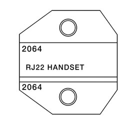 PALADIN 2064 JEU DE MACHOIRES pour RJ45