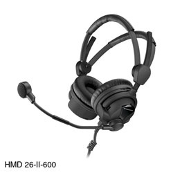 SENNHEISER HMD 26-II-600 MICRO-CASQUE stéréo, 600 ohms, micro dyn.300 ohms, sans cordon