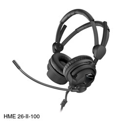 SENNHEISER HME 26-II-100 MICRO-CASQUE stéréo, 100 ohms, micro omni.élect., 5-15V, sans cordon