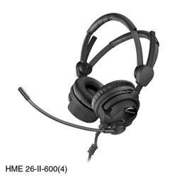 SENNHEISER HME 26-II-600(4) MICRO-CASQUE stéréo, 600ohms, mic.cardio.élect., 5-15V, sans cordon