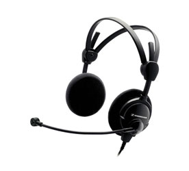 SENNHEISER HMD 46-31 MICRO-CASQUE stéréo 300 ohms, micro dyn.300 ohms, sans cordon