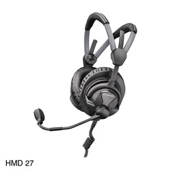 SENNHEISER HMD 27 MICRO-CASQUE stéréo, 64 ohms, micro dyn.300 ohms, sans cordon