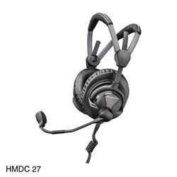 SENNHEISER HMDC 27 MICRO-CASQUE stéréo, 600 ohms, micro dyn.300 ohms, cordon 2m, jack 6.35mm, XLR3M