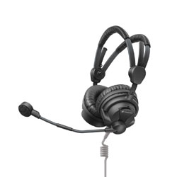 SENNHEISER HMD 26 MICRO CASQUE binaural, 64 ohms, micro dynamique, ss cordon