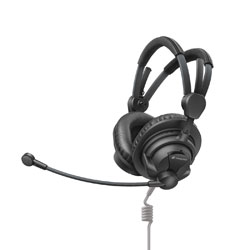 SENNHEISER HME 27 MICRO CASQUE binaural, 64 ohms, micro condensateur, ss cordon