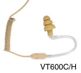 VOICE TECHNOLOGIES VT600C CASQUE cordon spiralé, beige