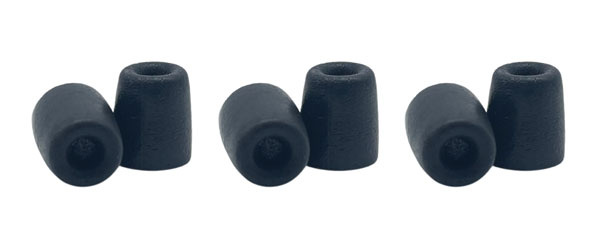 SHURE EACYF1-6S EMBOUTS EN MOUSSE S, noir, pack de 6