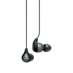 SHURE SE112 ECOUTEURS INTRA-AURICULAIRES, un transducteur dynamique, cordon fixe, gris