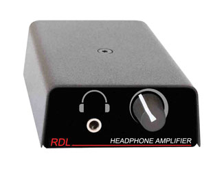 RDL TP-HA1A AMPLIFICATEUR DE CASQUE stéréo, entr.et Thru RJ45 Format A, sort.jack 3,5mm, régl.volume