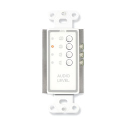 RDL D-RLC3 CONTROLE DEPORTE réglage volume sur potentiomètre, 4x niveaux préréglés, blanc