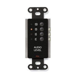 RDL DB-RLC3 CONTROLE DEPORTE réglage volume sur potentiomètre, 4x niveaux préréglés, noir