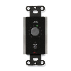 RDL DB-RLC10M CONTROLE DEPORTE réglage volume sur potentiomètre optique, sourdine, noir