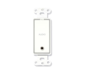 RDL D-MJPT INTERFACE AUDIO bidirectionnelle, 1x entrée jack 3.5mm, 1x sortie jack 3.5mm, blanc