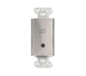 RDL DS-TPS8A EMETTEUR AUDIO actif, 1x entrée jack 3.5mm, entrée/sortie RJ45 Format-A, inox