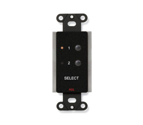 RDL DB-RC2ST CONTROLE DEPORTE 2 canaux, sélecteur de canal, pour modules Stick-On, noir