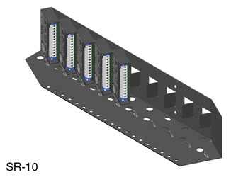 RDL SR-10 CHASSIS DE MONTAGE pour 10x modules Stick-On