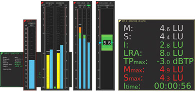 RTW LOUDNESS LICENCE LOGICIELLE CalmAct, ITU, EBU loudness and SPL display