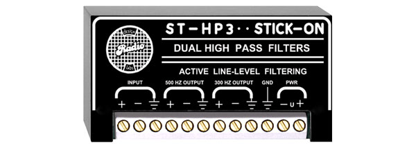 RDL ST-HP3 PROCESSEUR DE SIGNAL filtre passe-haut, 300Hz et 500Hz