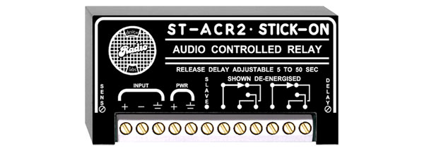 RDL ST-ACR2 RELAI A COMMANDE AUDIO niveau ligne, temps de retombée 0.5s à 50s