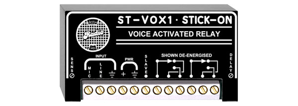 RDL ST-VOX1 RELAIS ACTIVE PAR CONTROLE VOCAL niveau micro/ligne