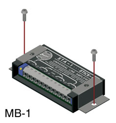 RDL MB-1 EQUERRE DE MONTAGE pour 1x module Rack-Up, Stick-On ou TX