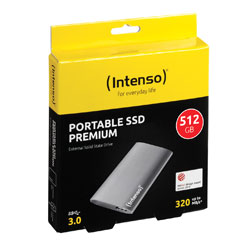 INTENSO DISQUE DUR EXTERNE SSD, 1.8", USB 3.0, 512GB