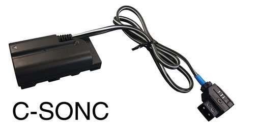 IDX C-SONC CORDON SECTEUR D-Tap, pour Sony HVR-Z1/HVR-Z5/HVR-Z7/HXR-NX5