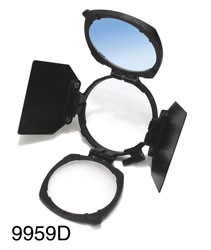 PAG 9959D KIT D'ACCESSOIRES PIVOTABLES avec filtre LED vers halogène