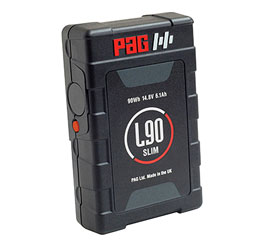 PAG 9307V L90 SLIM BATTERY monture en V, Li-Ion, 14.8V, 6.1Ah, rechargeable