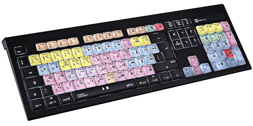 LOGICKEYBOARD QWERTY Mac ASTRA clavier rétroéclairé QWERTY, USB, Avid Pro Tools