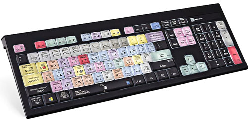 LOGICKEYBOARD QWERTY PC ASTRA clavier rétroéclairé QWERTY, USB, Adobe Photoshop CC