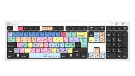 LOGICKEYBOARD QWERTY PC Slim Line clavier QWERTY, USB, Adobe Premiere CC