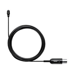 SHURE TWINPLEX TL46 MICRO subminiature, omni, haute sensibilité, TA4F, noir