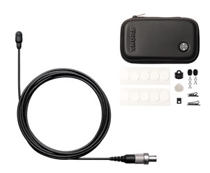 SHURE TWINPLEX TL47 MICRO subminiature, omni, avec accessoires, LEMO, noir