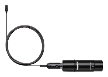 SHURE UNIPLEX UL4 MICRO miniature, cravate, cardioïde, XLR, noir