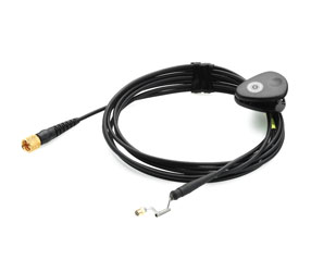 DPA CH16B00 CORDON MICROPHONE pour tour d'oreille MicroDot, noir