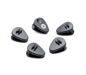 DPA DMM0519 D:FINE CLIP VETEMENT pour micro tour de tête/tour d'oreille, pack de 5