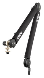 RODE PSA1+ BRAS MICRO REGLABLE pince étau, rotation 360°, noir