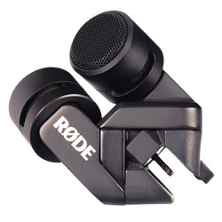 RODE iXY MICROPHONE STEREO XY condensateur, pour iPhone, iPad avec connecteur Lightning