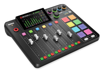 RODE RODECASTER PRO II PODCAST STUDIO double interface USB-C, enregistr.sur microSD/USB, 8xSmart pads