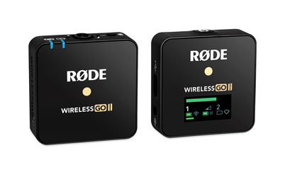 RODE WIRELESS GO II SYSTEME MICRO SANS FIL un émetteur, compact, à clipser, 2.4GHz, noir